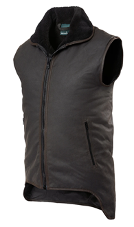 SUPERIOR OILSKIN VEST - Sleeveless | Fleece Lined